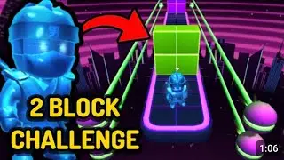 Insanely Hard 2 Block Challenge In Block Dash | stumble guys | #shorts #stumbleguys #youtube #video