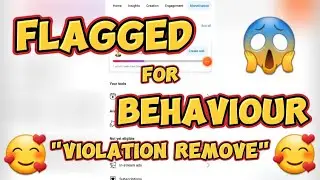 FLAGGED FOR BEHAVIOUR VIOLATION REMOVE 😱 #flaggedforbehaviour