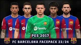 PES 2017 | Barcelona Facepack Season 2023 - 2024