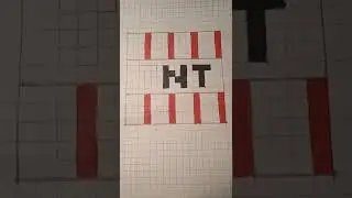 Как нарисовать тнт из Minecraft.