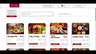 Food Application using Angular