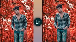 Lightroom red colour effect photo editing | lightroom background colour change photo editing 2K21 😎