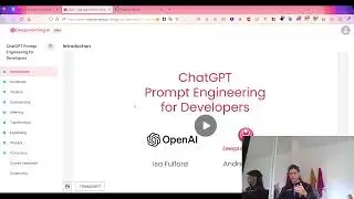 ChatGPT Prompt Engineering for Developers - Course Overview & Chatbot