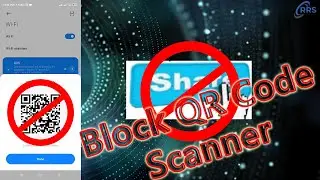 How to block QR code for wifi password sharing | wifi scan qr code off