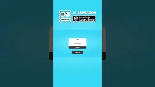 [UI Animation Tool] UI animation in Unity example #13 | PopUp Window