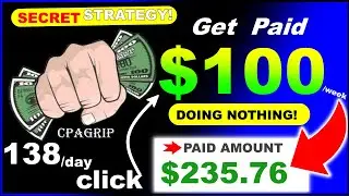 How I made $100/per *Week* SECRET STRAGEY For Cpagrip Earn money ! 2023