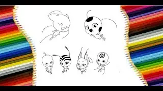 Леди Баг и Супер Кот. Как нарисовать Квами How to Draw  Kwami