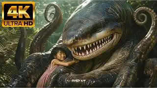【2026 Newest Movies】The little girl's sharktopus friend protected her with its life💔😭