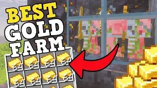 EASIEST GOLD FARM Minecraft Bedrock 26.30!!!