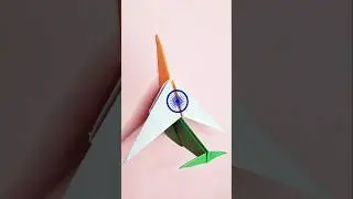 How to Make Tricolour Plane | Paper Plane | Independence Day Craft #aeroplane #aircraft #viralvideos