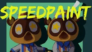 Nendo y Tendo (Animal Crossing: New Leaf) SPEEDPAINT
