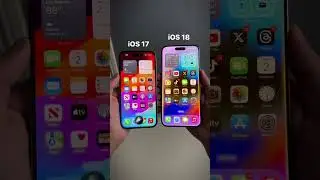 iOS 17 ou iOS 18? #apple #ios18 #iPhone #onloading #tech #ios #iPhone16