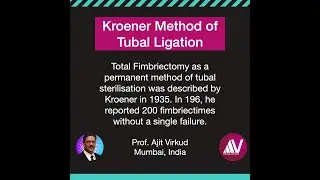 Kroener Fimbriectomy Method of Tubal Ligation