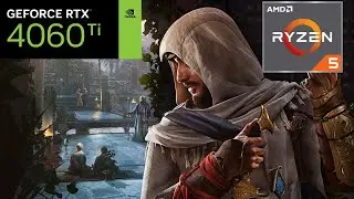 Assassin's Creed Mirage Ultrawide Benchmark Test | RTX 4060 TI | Ryzen 5 5600x