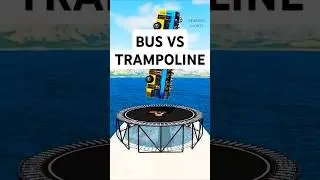 Cars vs Trampoline Gravity 😂 
