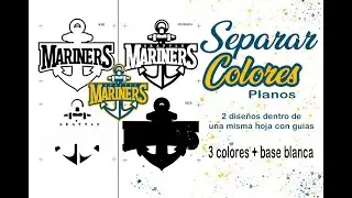 3 COLORES EN PHOTOSHOP FACIL DENTRO DE UNA HOJA PARA SERIGRAFIA SERIWOOL