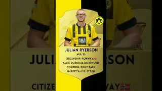Julian Ryerson ➡️ Borussia Dortmund 