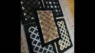 Молитвенный коврик из каракуля.