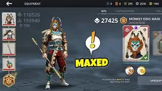 Shadow Fight 3 *Maxed* Monkey King Set
