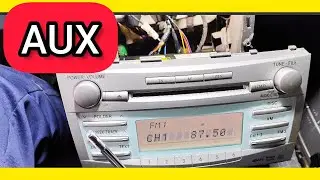 Installing Aux into a standard Camry 40 radio. How to connect Aux into a standard radio?