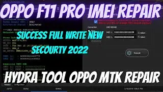 Oppo F11 Pro (CH 1969)  imei repair successfully Done by Hydra Tool