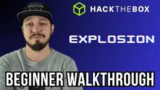 HackTheBox Tutorial - Explosion // Starting Point walkthrough