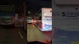 Panjaaang.... Sudah Seperti Kereta Api | Pesona Bus Gandeng TransJakarta