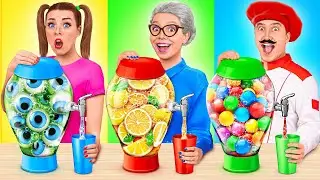 أنا مقابل جدتي في تحدي تحضير الطعام | من يفوز في حرب الطبخ Mega DO Challenge