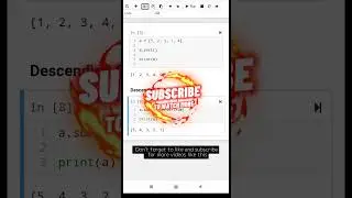 #1 Sorting HOW TO | List sort() Function | Python Tutorial for Beginners