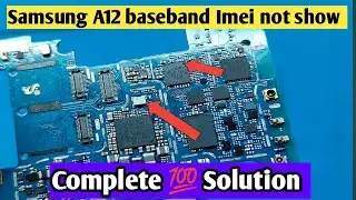 Samsung A12 Baseband & IMEI Not Show Problem Solution | Samsung A12 No Service Problem Solution ||