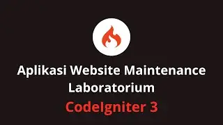 Demo aplikasi website maintenance laboratorium