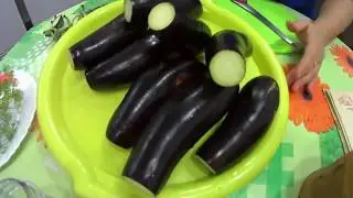 Баклажаны варёные на зиму по быстренькому! The eggplant cooked for the winter stuff!