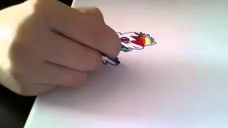 Как нарисовать пони радугу деш маленькую. 🐣