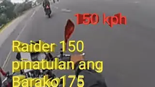 Barako kawasaki vs raider150 suzuki!!!