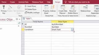 How to apply conditions in Microsoft Access