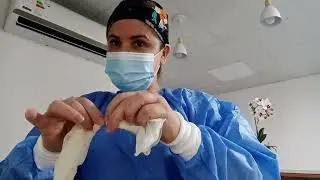 COMO SE HACE UNA BOLSITA PARA CX LAPAROSCOPICA!! ✍🏼✅