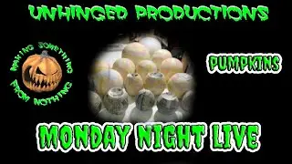Monday Night Live working on pumpkins