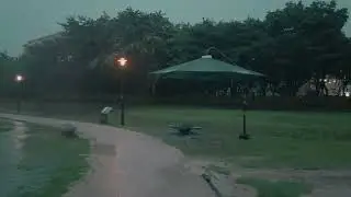ASMR Walking through a Dirt Fortress in the Rain