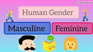 40 Masculine and feminine gender for children Grade 1 and Grade 2 |IEO|English Olympiad @Cashewkids