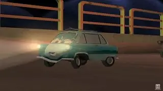 Cars 2 The Game Professor Z Race Gameplay