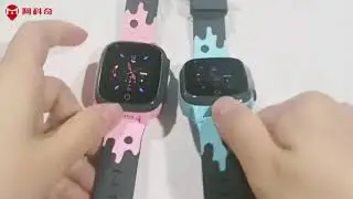 LT25 Kids Smart Watch Blue and Pink Waterproof With 4G GPS WIFI Camera and Video Call Tracker