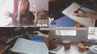 Vlog || продуктивность на больничном, много корейского