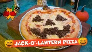 PUMPKIN-SHAPED PIZZA RECIPE | Jack-O'-Lantern Pizza Recipe | Happy Halloween!! 🎃