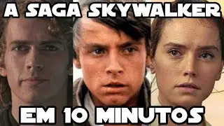 A HISTÓRIA DE STAR WARS EM 10 MINUTOS | Mundo Star Wars