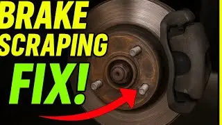 Front brake scraping fix: Back plate repair guide. Quick and easy fix!