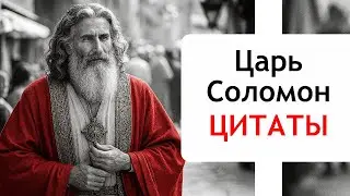 Царь Соломон - Мудрейшие Цитаты