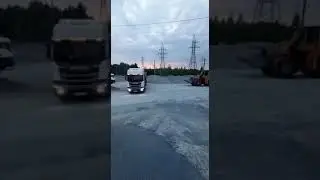 Погрузка бутового камня. Загрузка в Асбесте #bulldozer #excavator