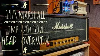 1978 Marshall JMP 2204 50w head overview