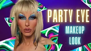 Party eye look | Drag makeup tutorial