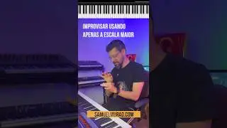Como Improvisar usando apenas a Escala Maior? #improvisação #jazzpiano #pianolessons